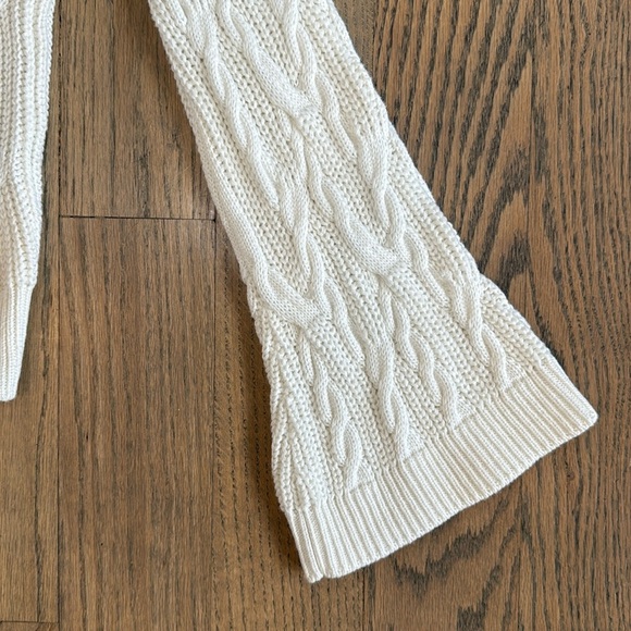 Splendid Collection Women’s Cable Knit Cashmere Blend Sweater in Cream Size XS - Picture 5 of 11